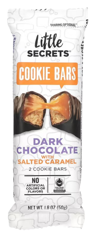 Dark Chocolate Cookie Bar With Salted Caramel