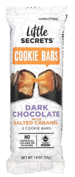 Dark Chocolate Cookie Bar With Salted Caramel