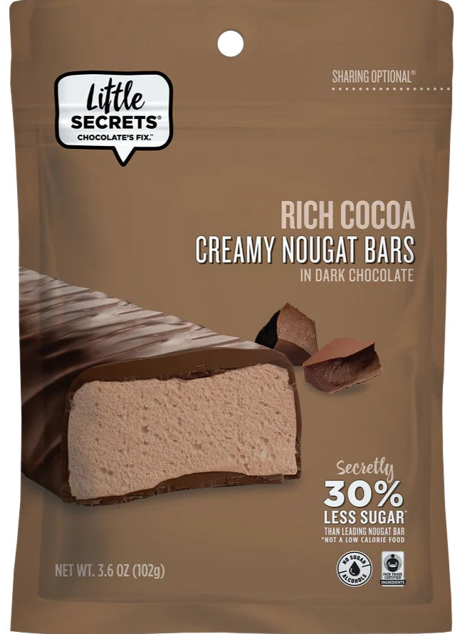 Dark Chocolate Cocoa Creamy Nougat Bar