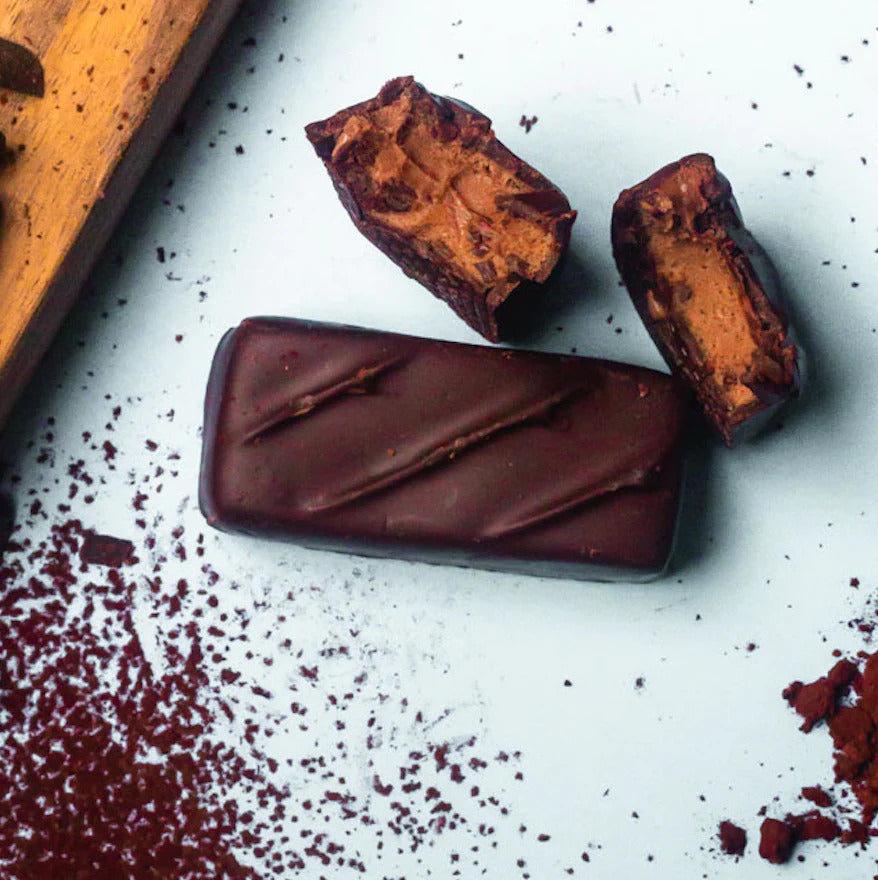 Dark Chocolate Cocoa Creamy Nougat Bar