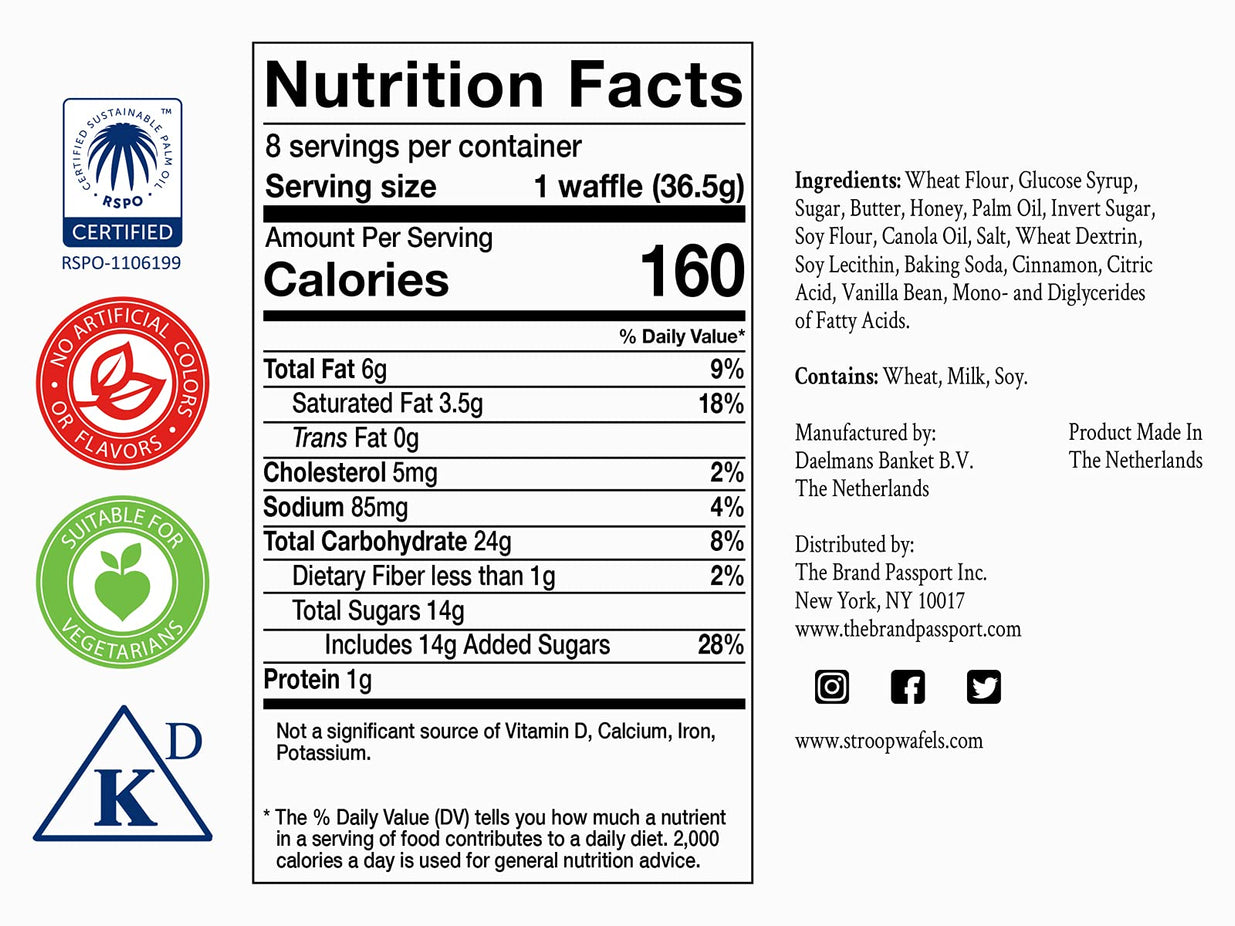 Honey Stroopwafels Wafer