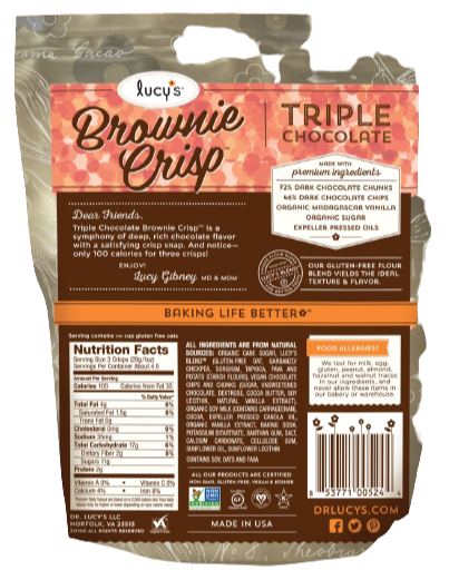 Triple Chocolate Brownie Crisp