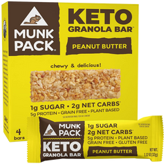 Keto Peanut Butter Granola Bars (4 Pack)