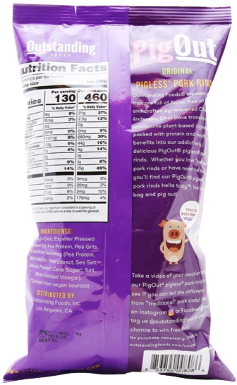 Pig Out Original Vegan Pork Rind