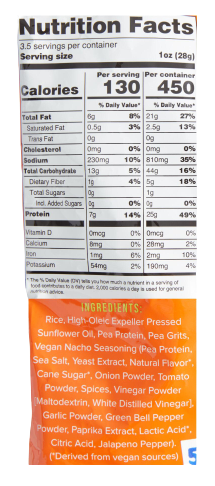 Nacho Cheese Pigless Pork Rinds