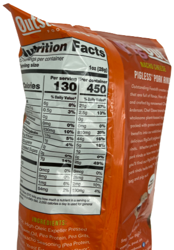 Nacho Cheese Pigless Pork Rinds