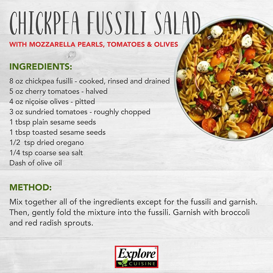 Chickpea Fusilli Pasta