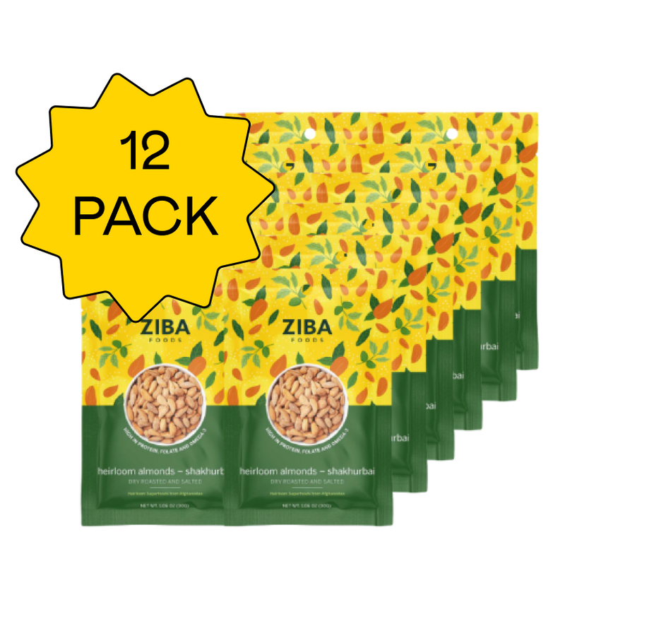 Roasted And Salted Shakhurbai Almonds (12 Pack Case)