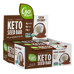 Coconut Cacao Sprouted Seed Keto Bar (12 Pack Case)