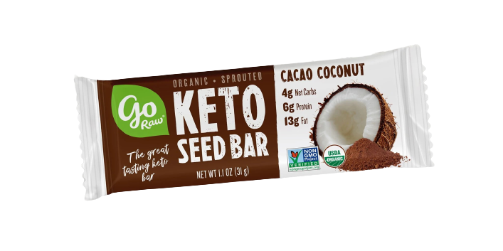 Coconut Cacao Sprouted Seed Keto Bar (12 Pack Case)