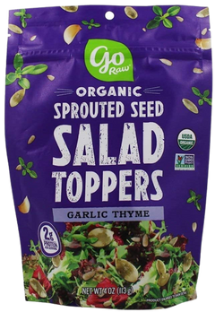 Organic Garlic Thyme Sprouted Seed Salad Toppers