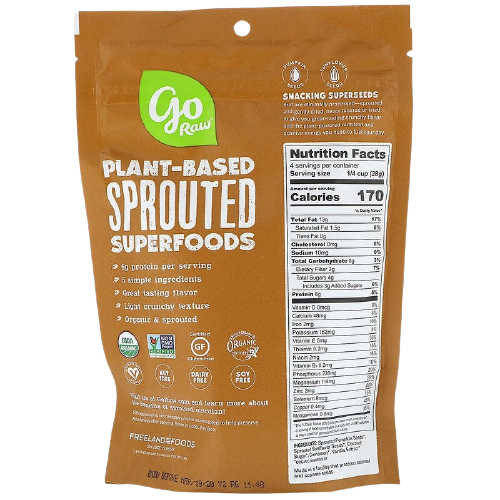 Sweet Cinnamon Sprouted Snacking Seeds