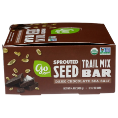 Organic Dark Chocolate & Sea Salt Trail Mix Bar (12 Pack Case)