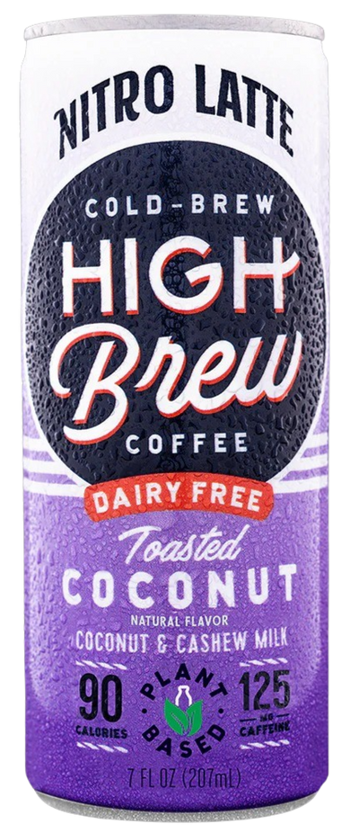 Dairy Free Toasted Coconut Nitro Latte Cold Brew Coffee