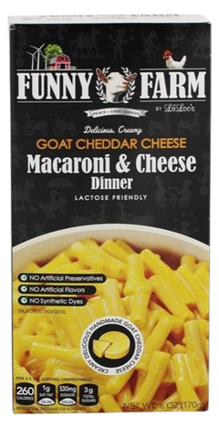 Goat Cheddar Cheese Macaroni & Cheese