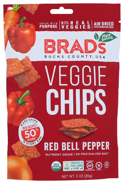 Red Bell Pepper Vegan Chips