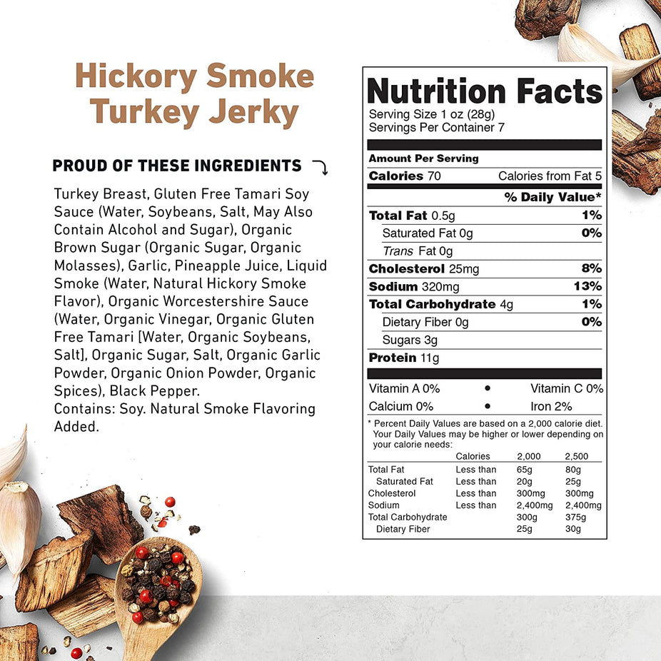 Hickory Smoke Turkey Jerky