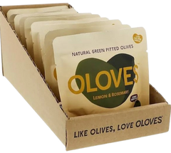 Lemon & Rosemary Pitted Green Olives (10 Pack)