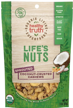 Sprouted Coconut Crusted Cashews