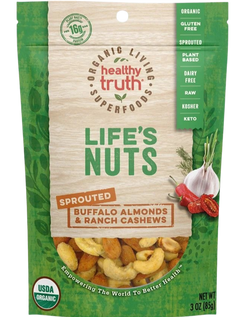 Sprouted Buffalo Almonds & Ranch Cashews