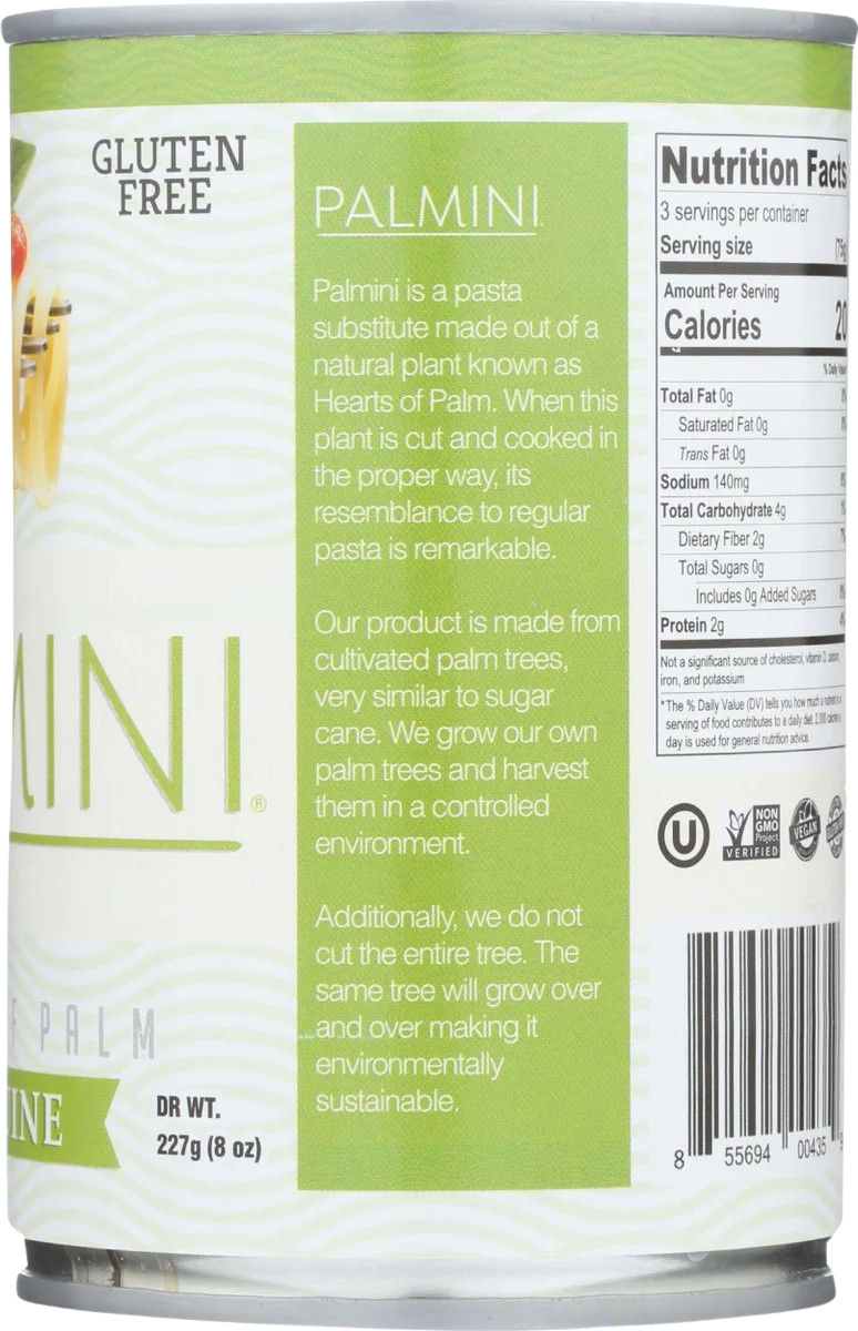 Hearts of Palm Vegetable Linguine Pasta