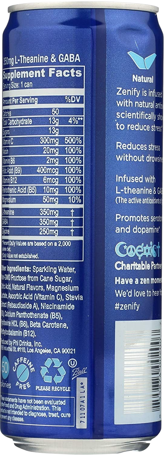 All Natural Sparkling Calming Stress Relief Beverage