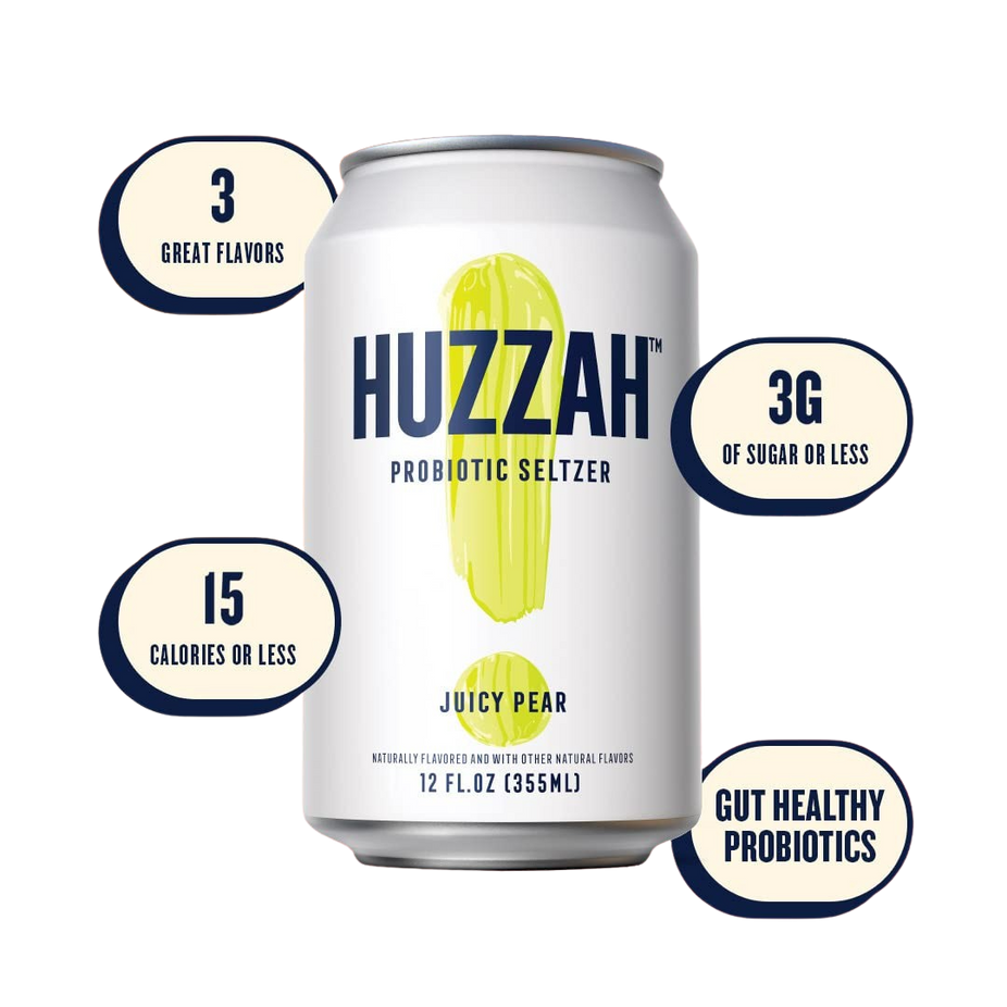 Juicy Pear Probiotic Seltzer (12 Pack)