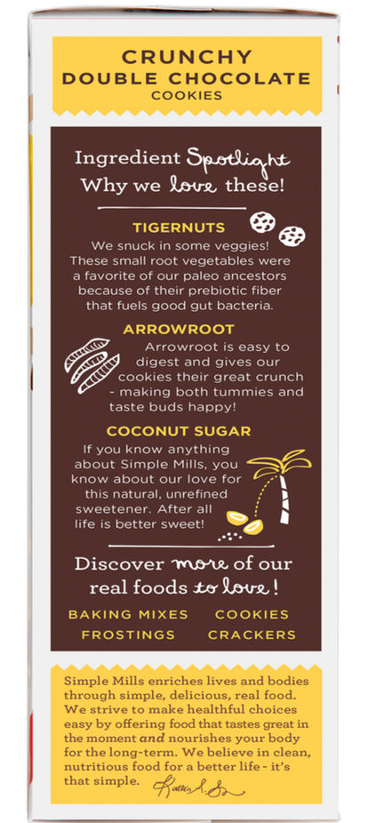 Crunchy Double Chocolate Cookies