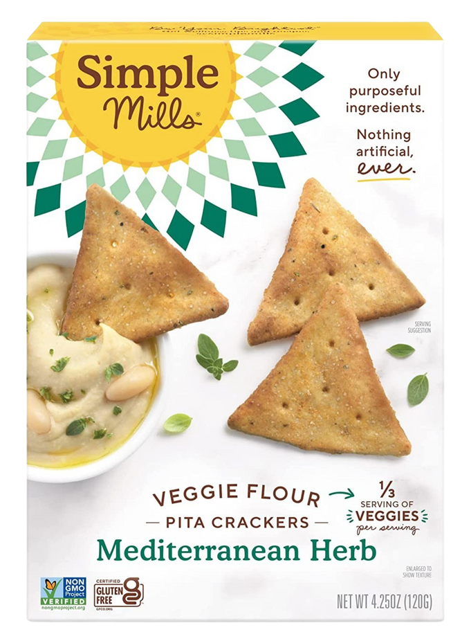 Mediterranean Herb Pita Crackers