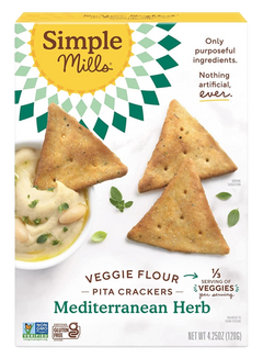 Mediterranean Herb Pita Crackers