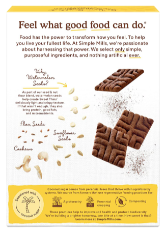 Chocolate Brownie Sweet Thins