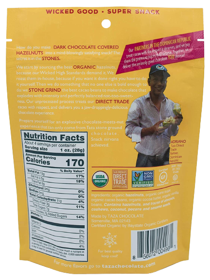 Dark Chocolate Covered Hazelnuts