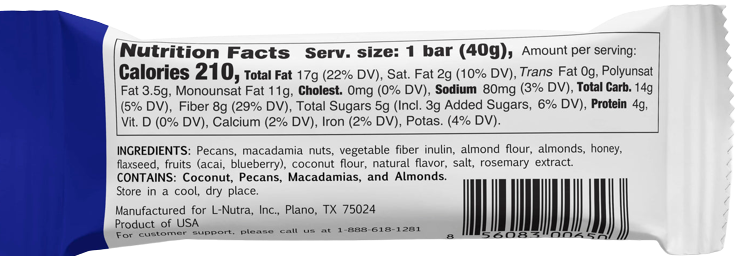 Acai Blueberry Bar