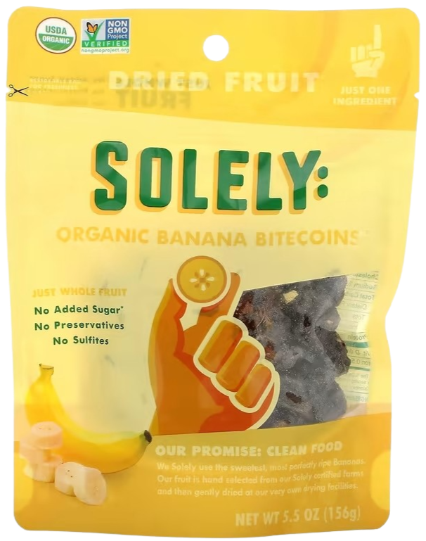 Organic Dried Banana Bitecoins