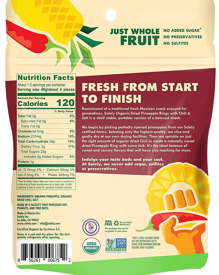 Dried Chili Pineapple Ring Chili