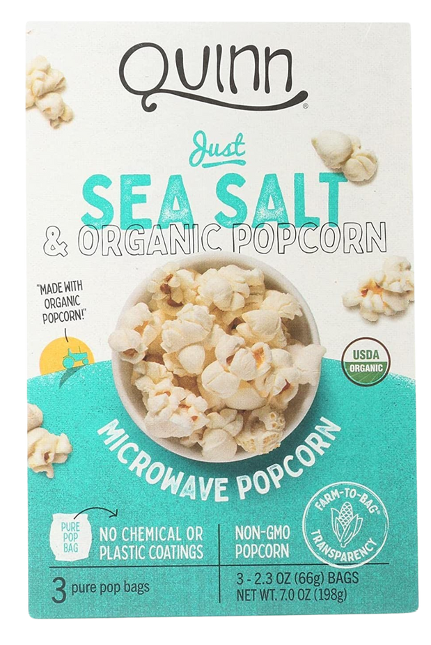 Organic Sea Salt Microwave Popcorn
