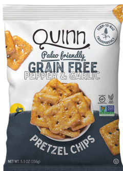 Pepper & Garlic Pretzel Chips, Grain Free