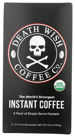 Instant Coffee, Single Serve Packets