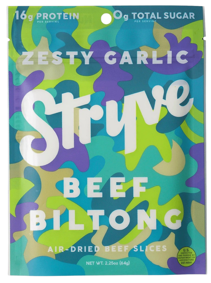 Sliced Biltong Zesty Garlic Jerky