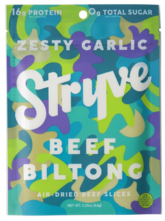 Sliced Biltong Zesty Garlic Jerky