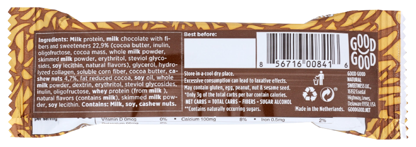 Cashew Nougat Bar