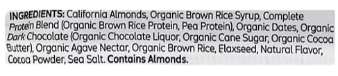 Dark Chocolate Almond Bar