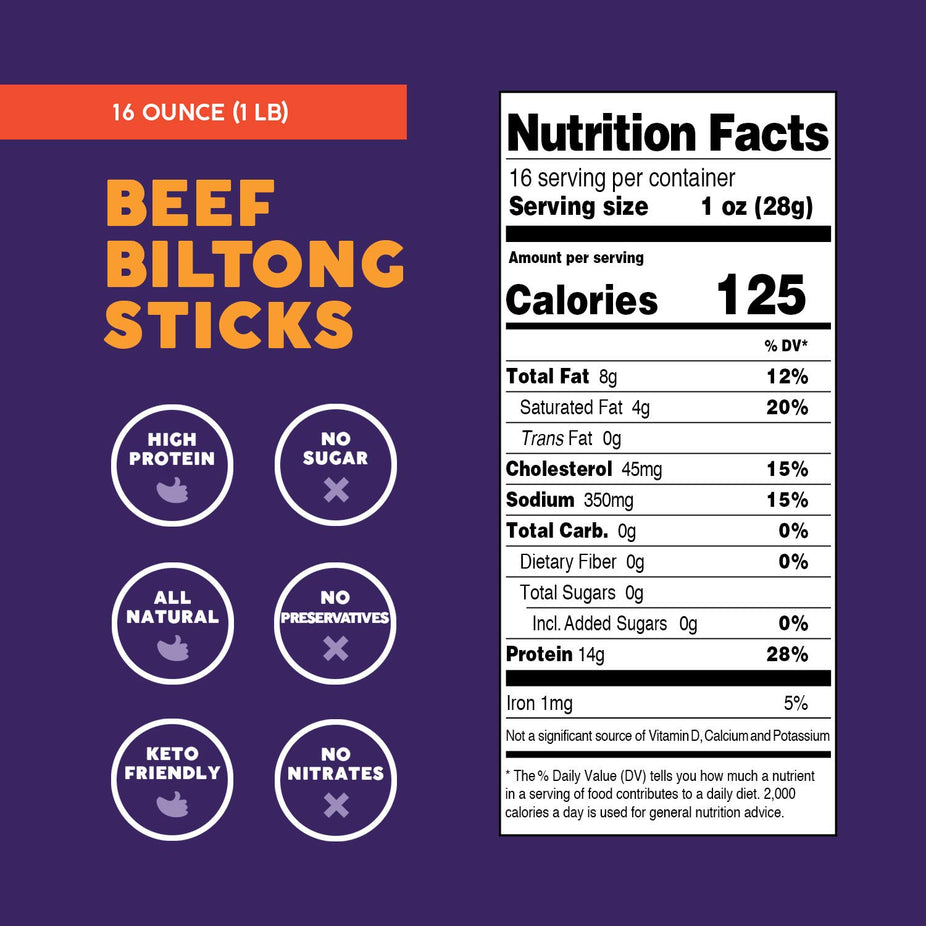 Biltong Stick Minis Chili