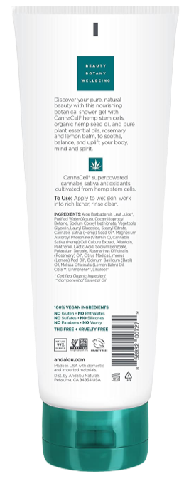 Canacell Botanical Shower Gel