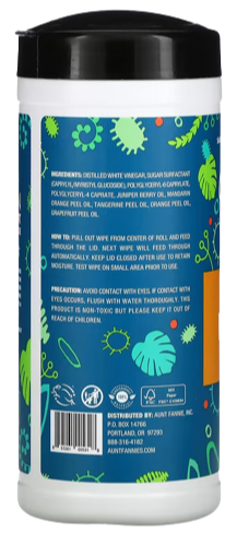 Vinegar Cleaning Wipes - Sweet Mandarin