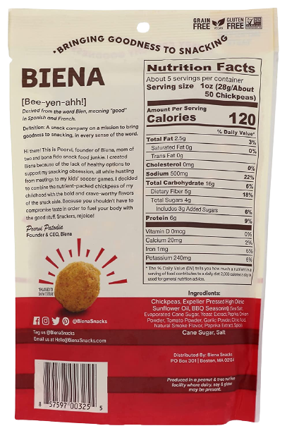 Roasted Bbq Chickpeas