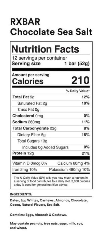 Chocolate Sea Salt Protein Bars (4 CT)