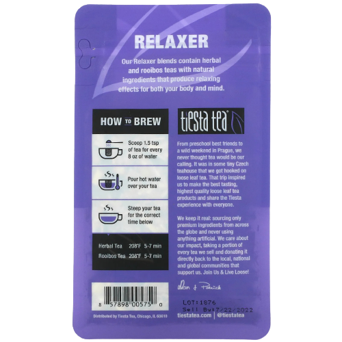 Lavender Chamomile Loose Leaf Herbal Tea