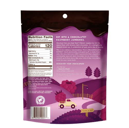 Marshmallow Dark Chocolate Raspberry