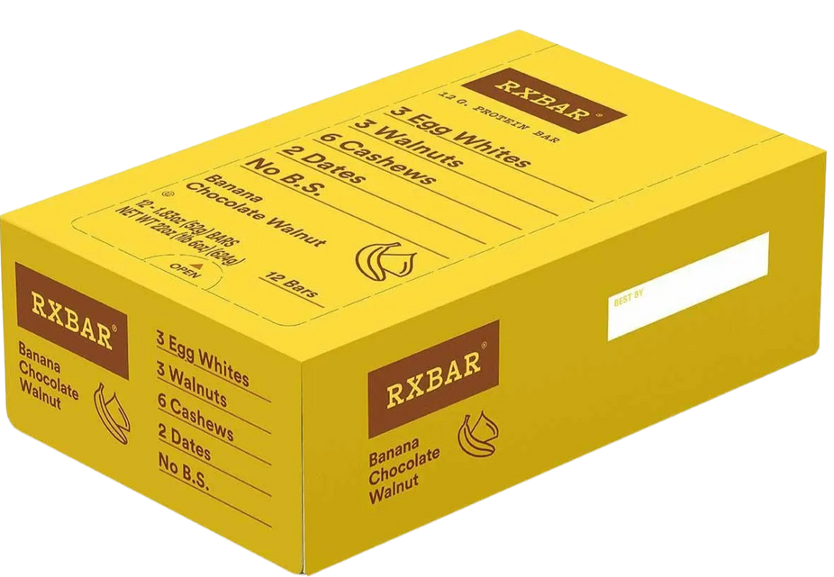 Banana Chocolate Walnut Bar (12 Pack)